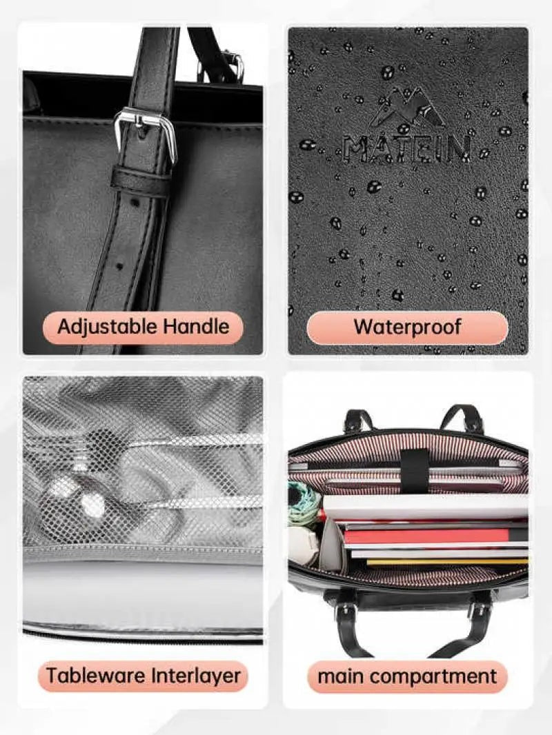 2In1 Insulated Handbag Travel Waterproof Large Capacity Women Tote Bag Picnic Lunch Box Multifunctional Outdoor Travel Bag