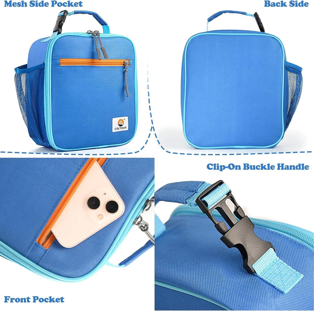 CaCTOUR Kids Lunch Box – Practical Birthday and Holiday Gift for Girls and Boys Ages 3 to 7