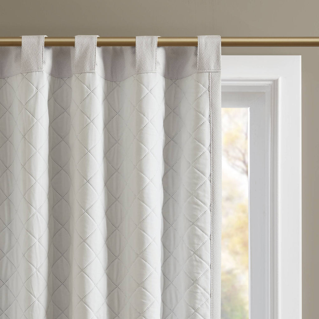 Sound Blocking Total Blackout Curtain Panel Pair - White 52" x 84" (Set of 2)
