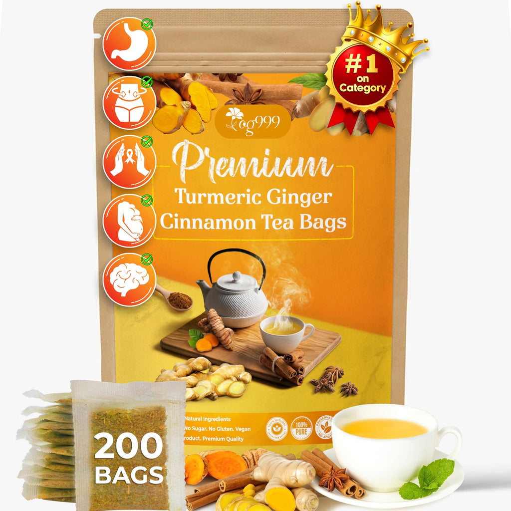 TOG999 Anti-Inflammatory Herbal Tea Blend – Mindful Morning Cup for Gut Health and Stress Relief at Home
