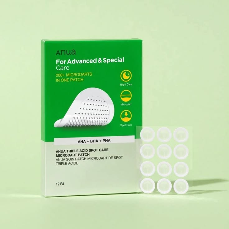 ANUA Triple Acid Spot Care Microdart Patch 12 Patches