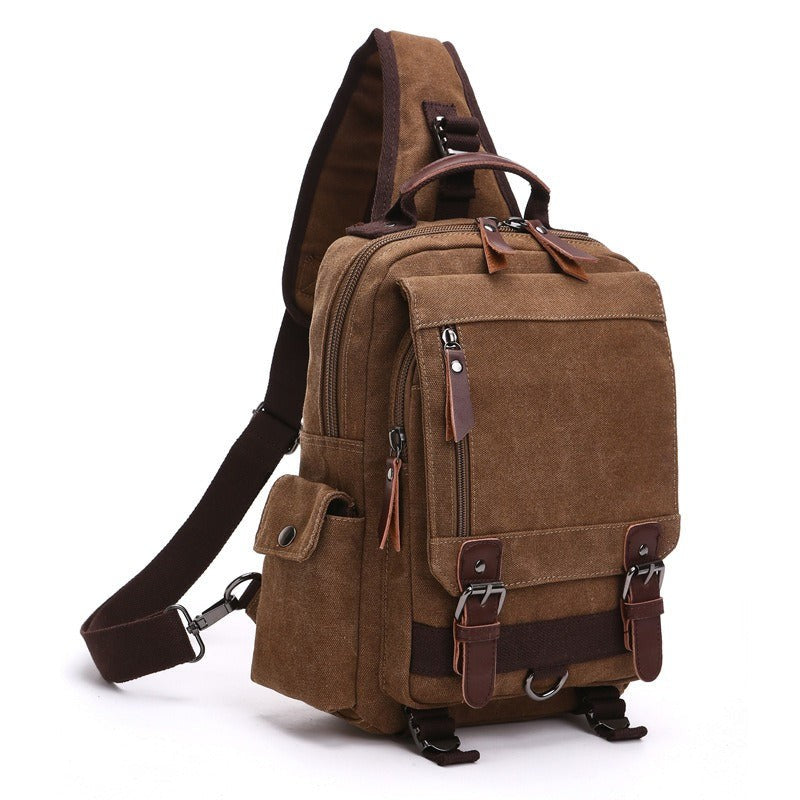 Canvas Backpack Men Travel Back Pack Multifunctional Shoulder Bag Women's Laptop Rucksack School Bags Female Daypack