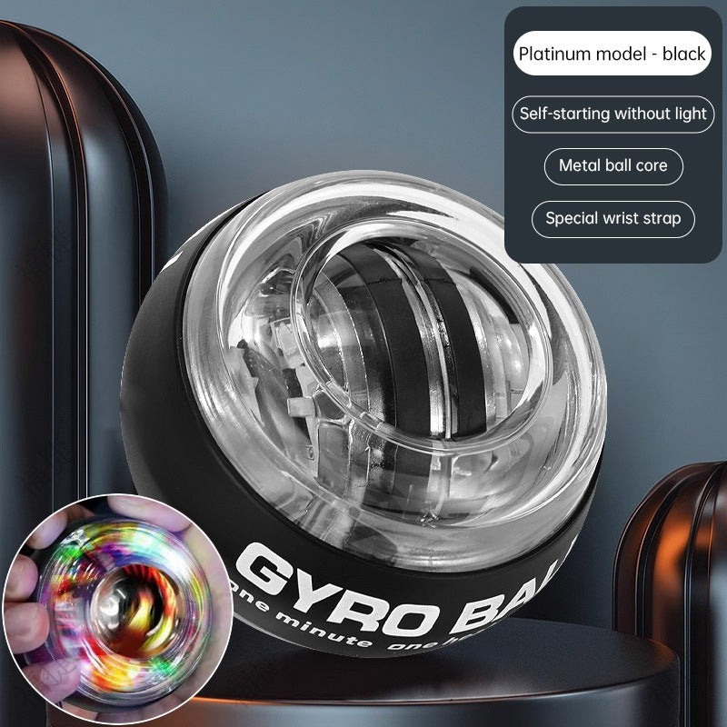 Auto-Counter Gyro Ball, a wrist exerciser with LED. Also named Wrist Power Gyro Ball, it builds arm strength for workouts.