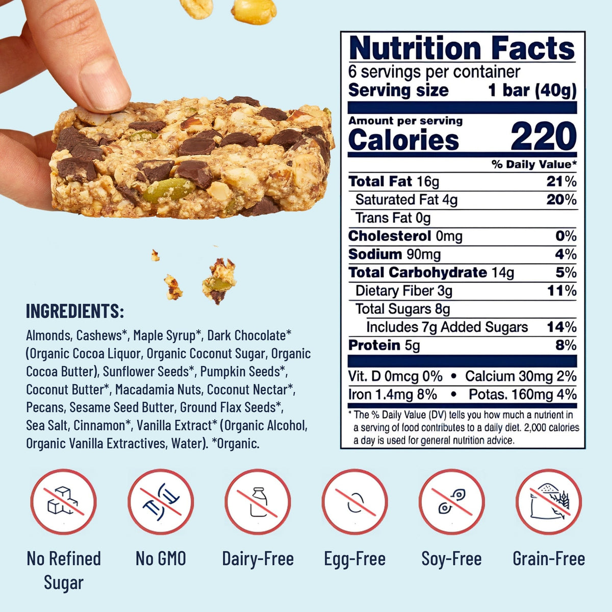 Dark Chocolate Chip Six Pack
