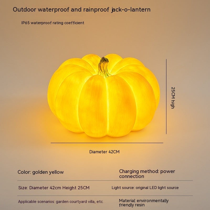 Outdoor Solar Pumpkin Lights Rural Farm Creative Luminous Landscape Outdoor Waterproof Courtyard Lawn Lamp Halloween Party Decor Halloween Decorations