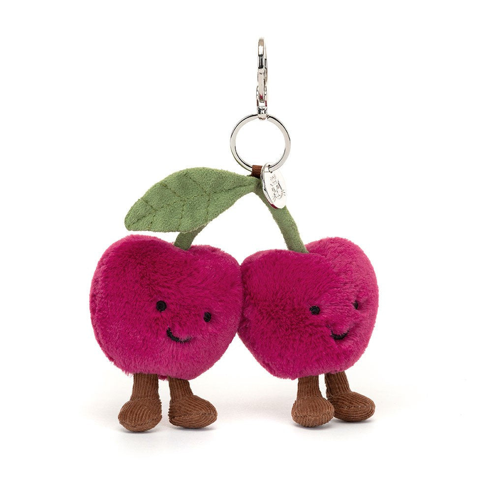 Jellycat Amuseables Cherries Bag Charm 車厘子鑰匙扣