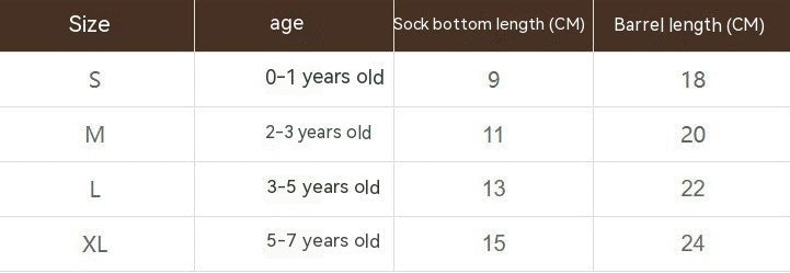 Baby Loose Mouth Long Tube Side Hollow Socks