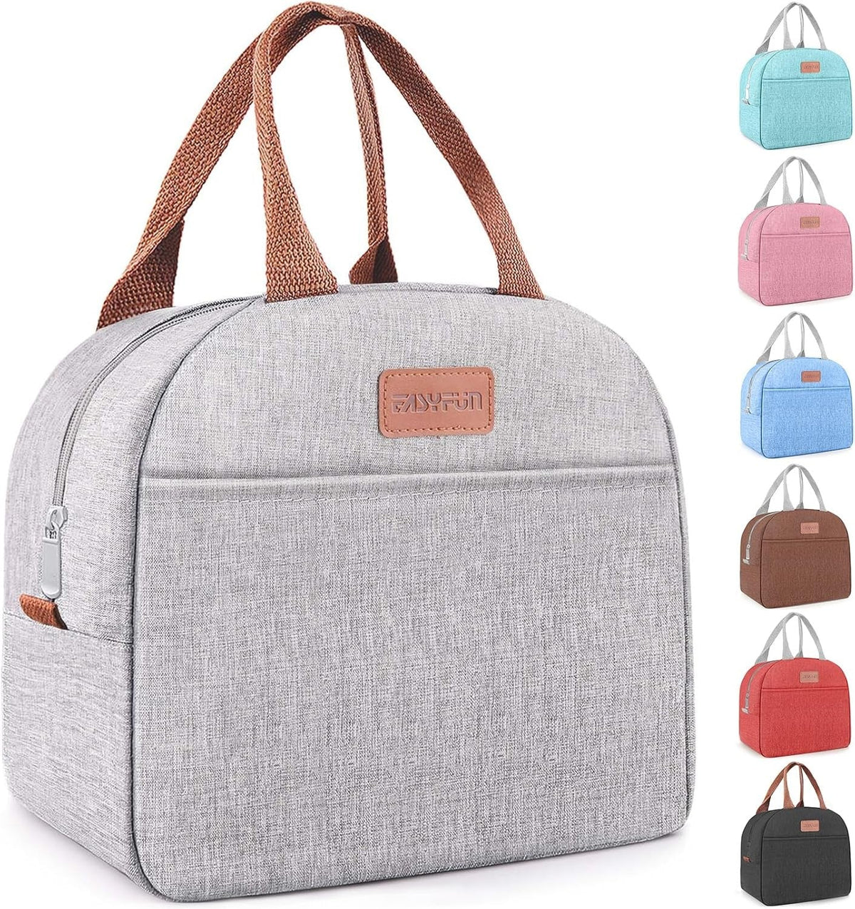 LunchVault Reusable Lunch Carrier – Quiet-Design Insulated Tote for Fridge-Organized Meal Prep and Calm Mornings