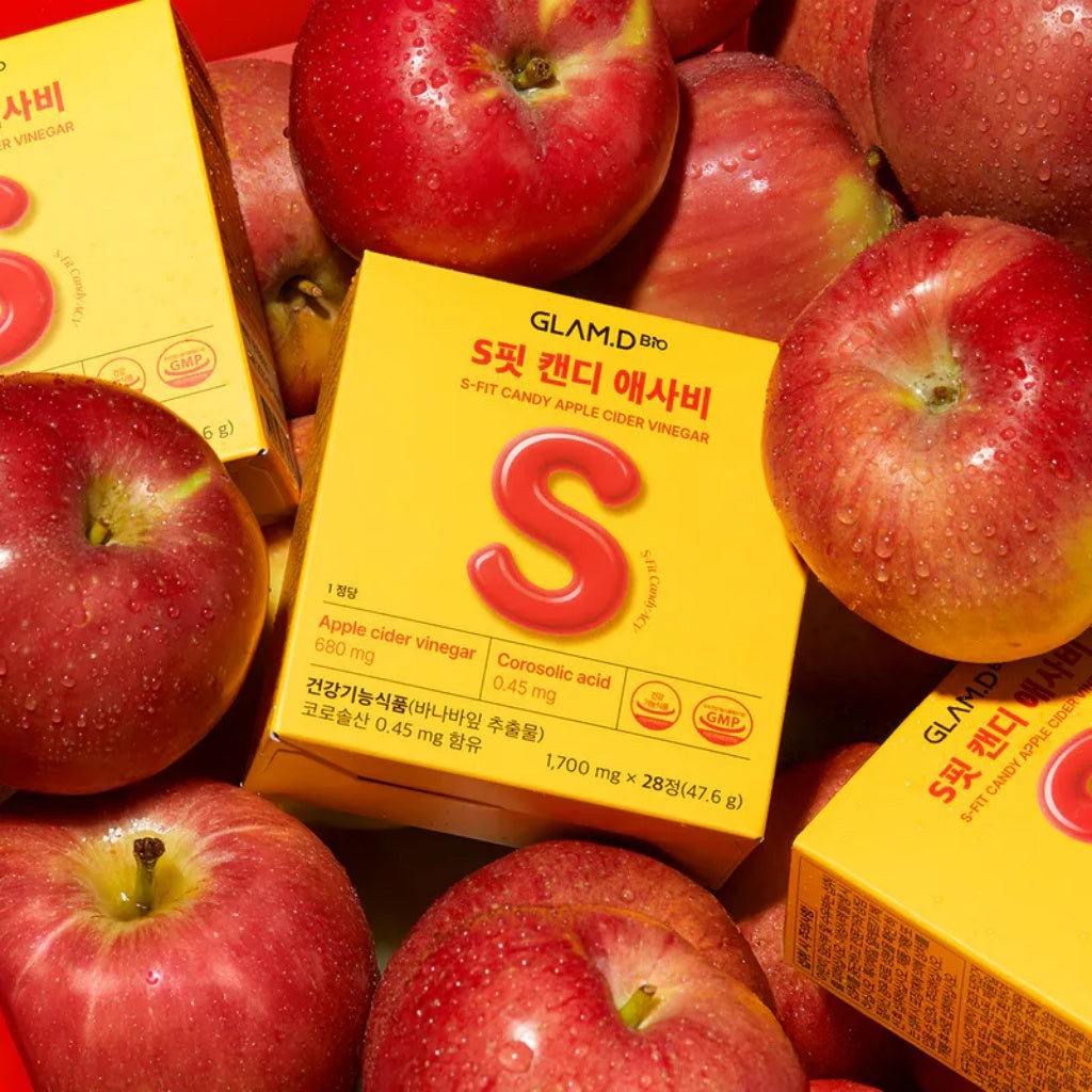 S-FIT CANDY APPLE CIDER VINEGAR 28 tablets (28days)