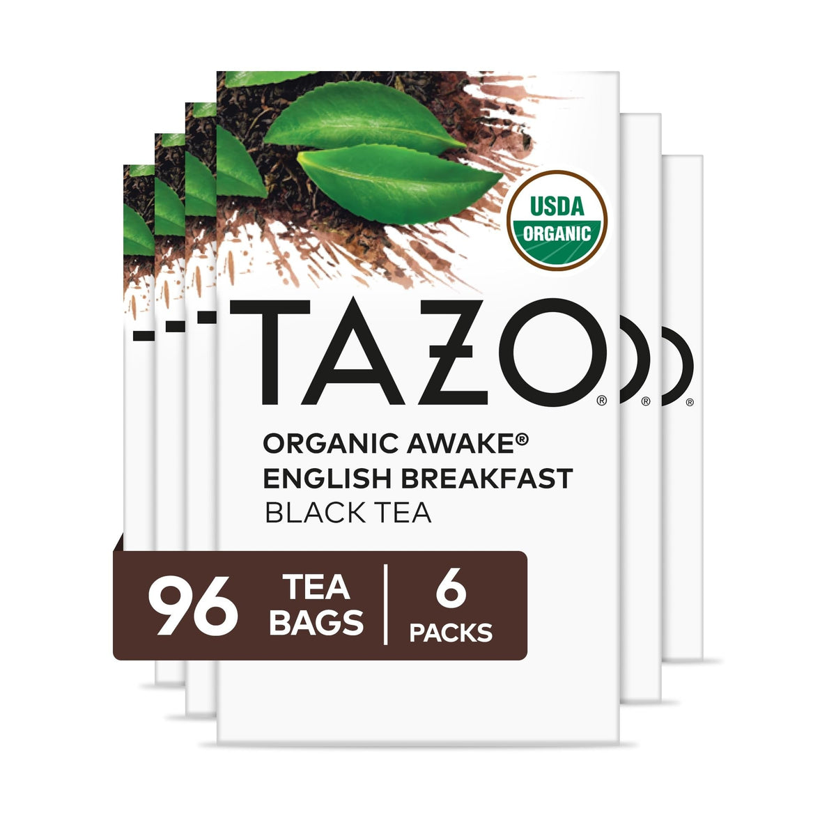 Tazo Organic Awake English Breakfast Black Tea – Office Pantry Black Tea for Mid-Afternoon Focus