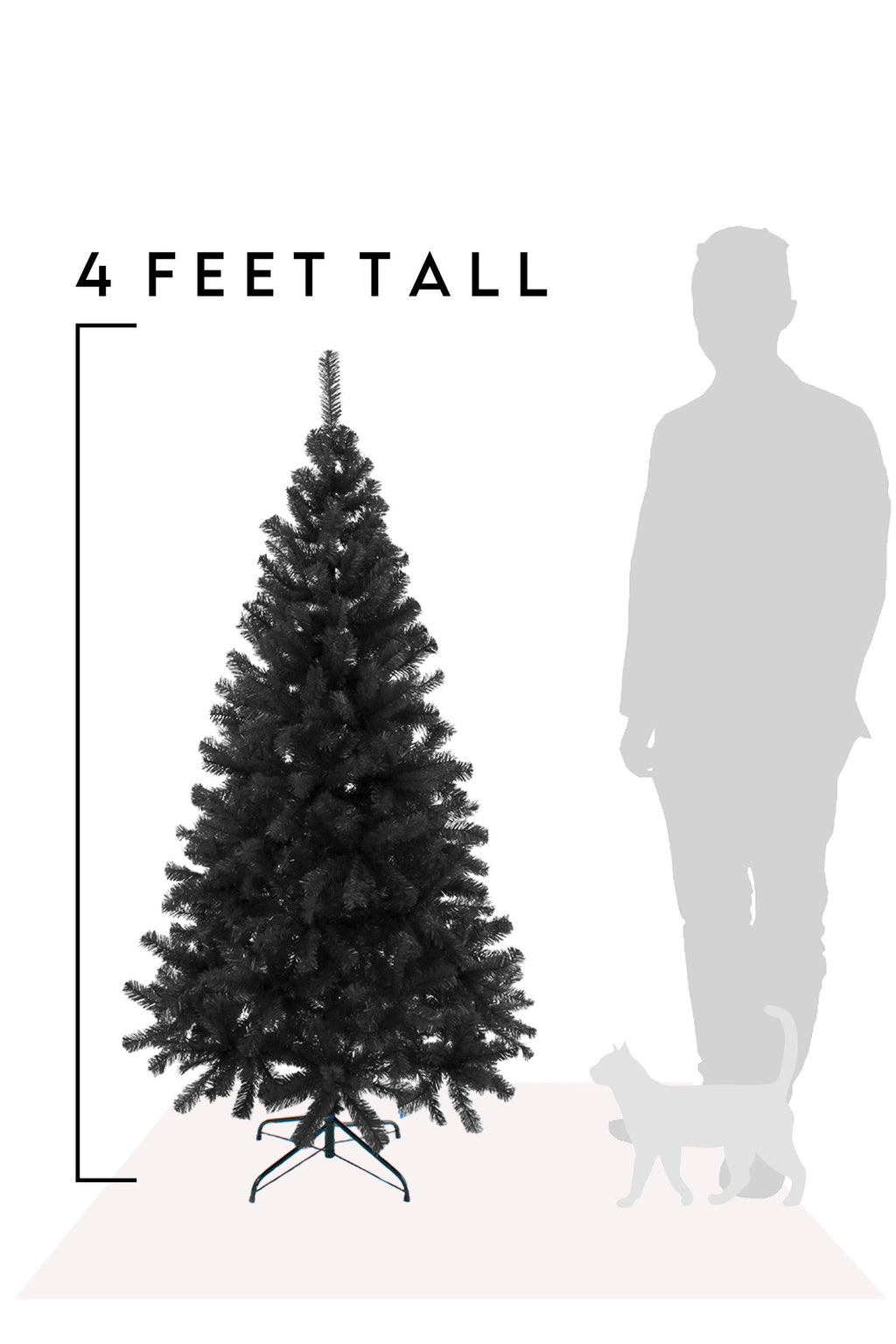 Black Canadian Pine Christmas Tree