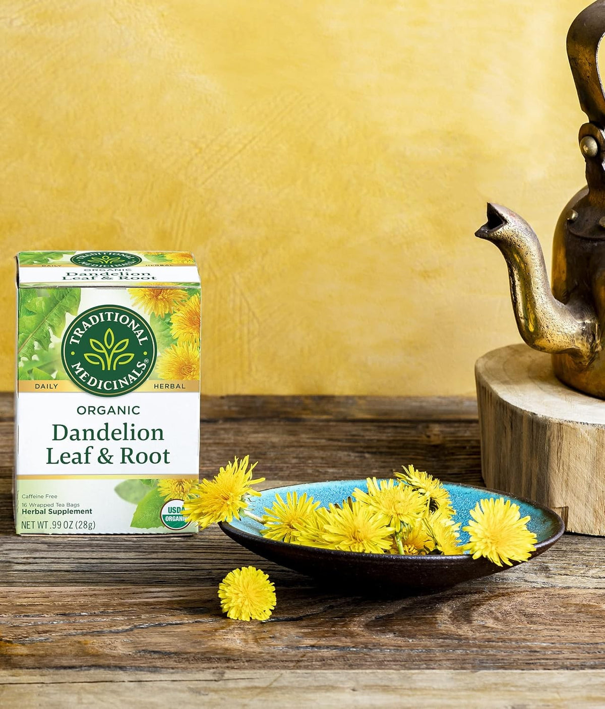 Traditional Medicinals Organic Dandelion Herbal Tea – Holiday Gift Women's Who Love Plant-Based Wellness