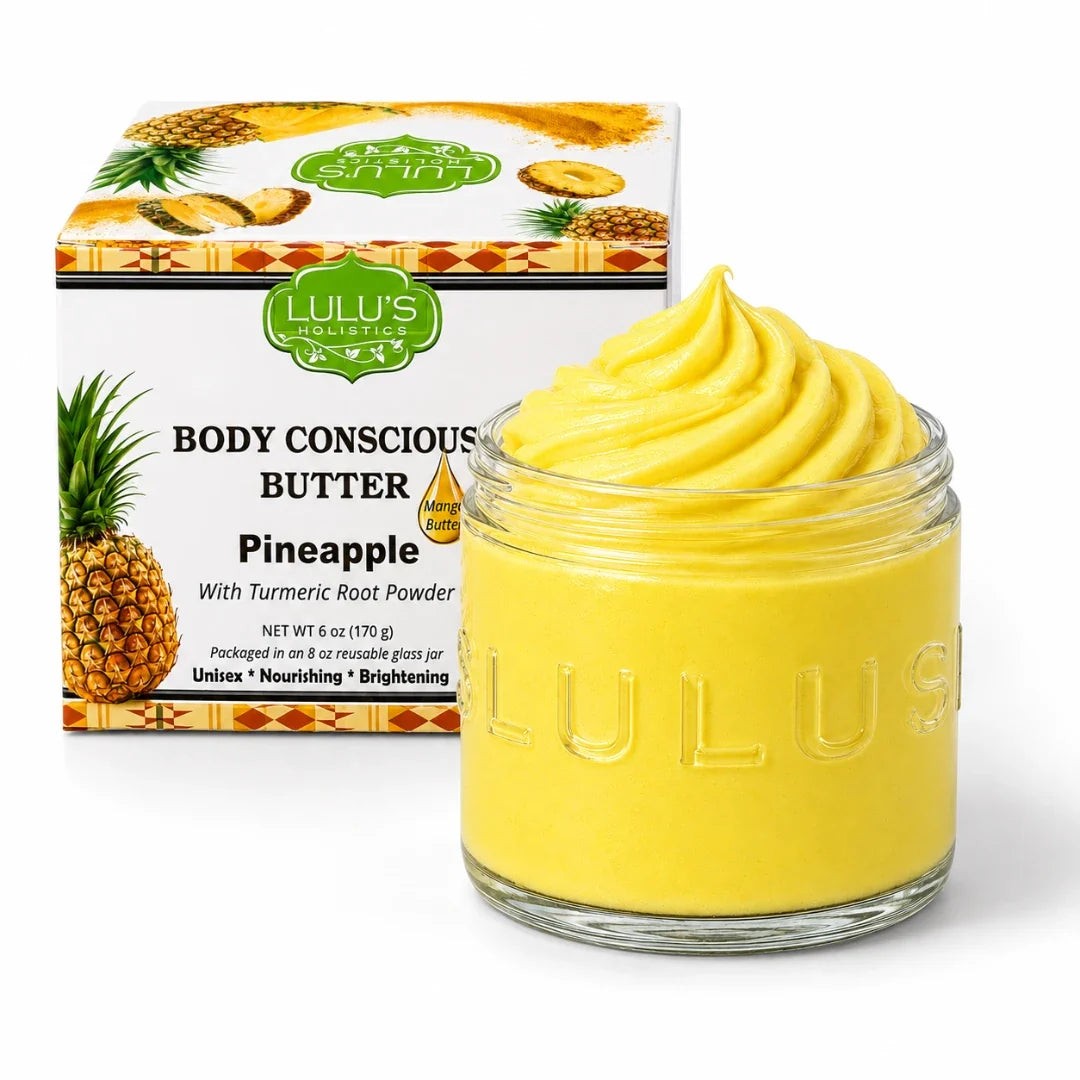 Lulu's Holistics Rosewater Whipped Body Butter – Hydrating, Skin-Softening Care