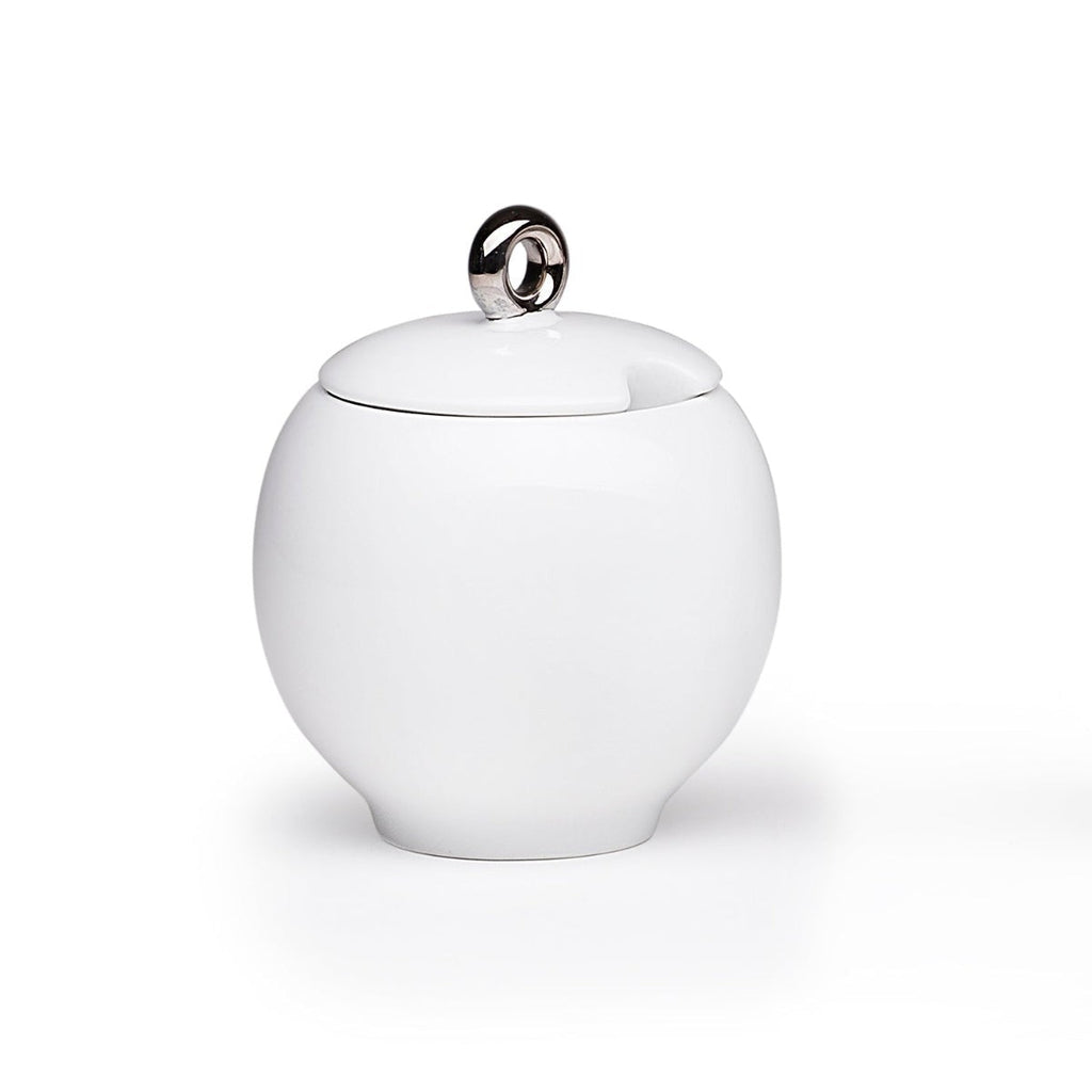 Eva Sugar Bowl & Creamer - White