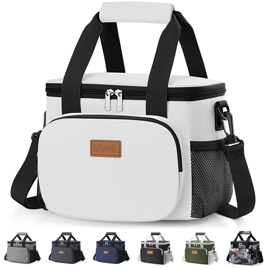 Lifewit Portion-Control Lunch Tote for Wellness Routines – 9L Insulated Bag for Fresh Salads and Snacks