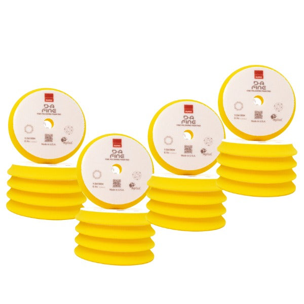 RUPES D-A Fine Yellow Foam Polishing Pad | One-Step Polishing & Finishing Foam Pad