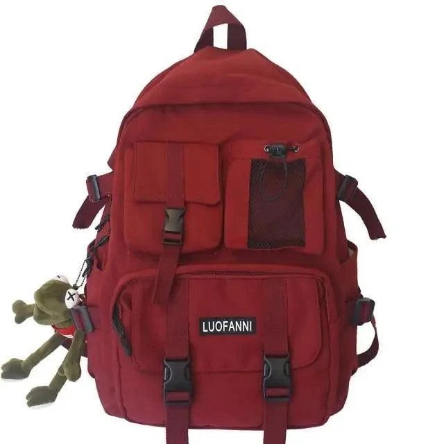 New Trendy Nylon Backpack Women's, Girls And Boy Stylish Travel Mesh, Student College School Bag, Cool Laptop Backpack Women's And Men