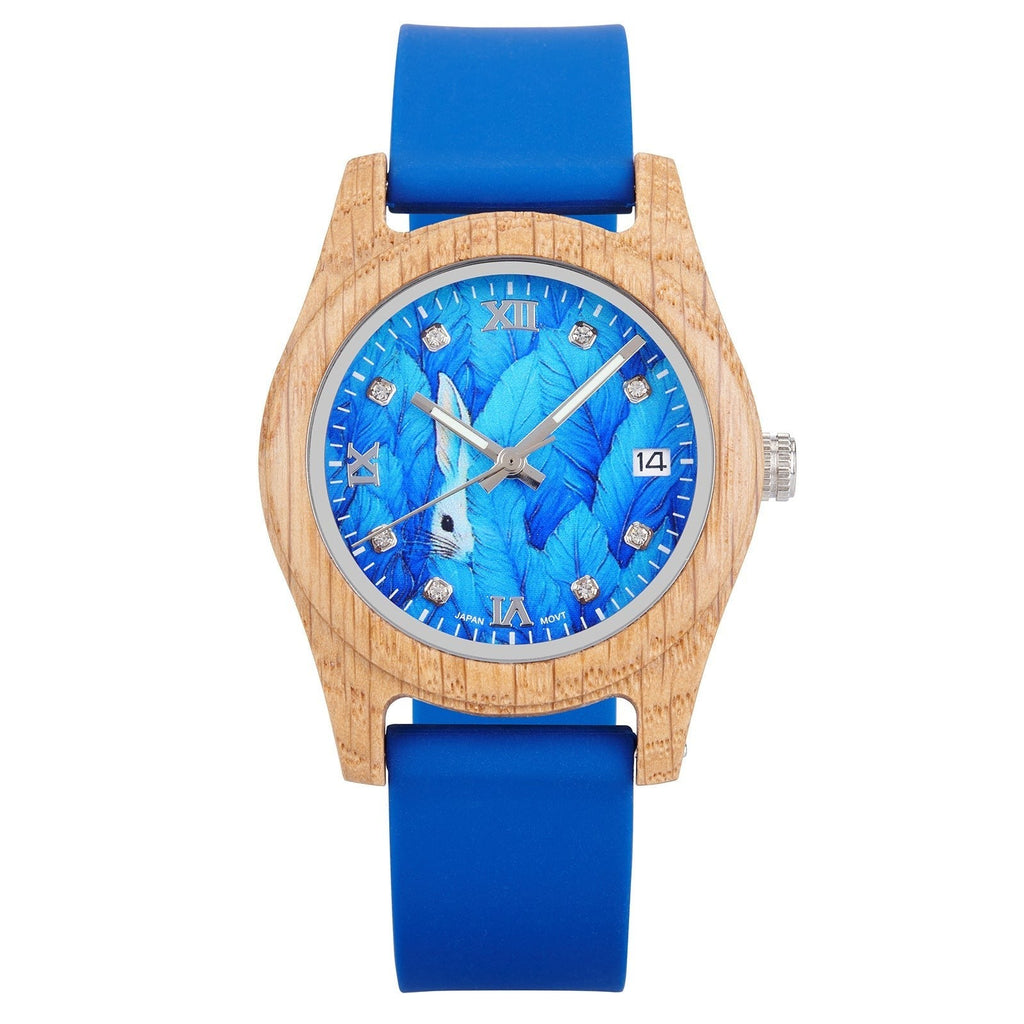 Natural Wood Watch Women's - Lightweight Eco-Friendly Quartz Wristwatch with Minimalist Design Casual Daily Wear
