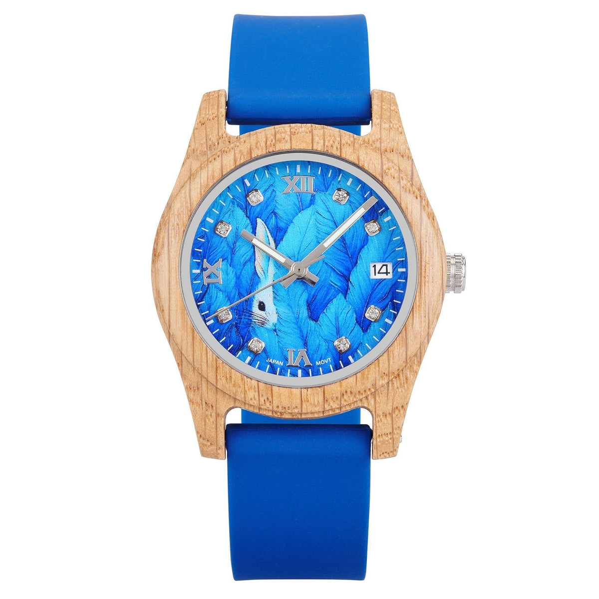 Natural Wood Watch Women's - Lightweight Eco-Friendly Quartz Wristwatch with Minimalist Design Casual Daily Wear