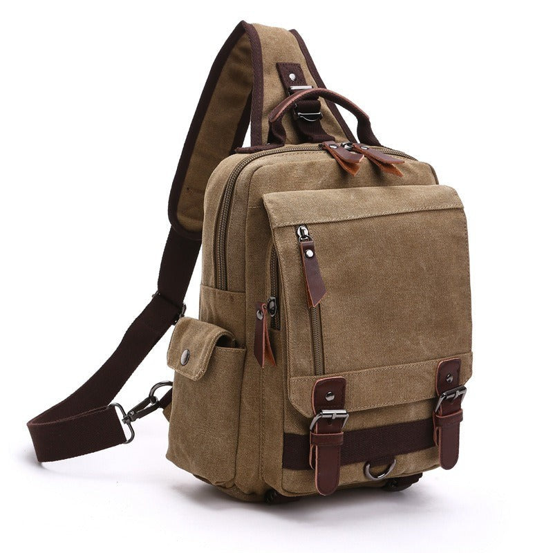 Canvas Backpack Men Travel Back Pack Multifunctional Shoulder Bag Women's Laptop Rucksack School Bags Female Daypack