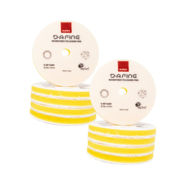 RUPES D-A Fine Polishing Microfiber Pad (Yellow)