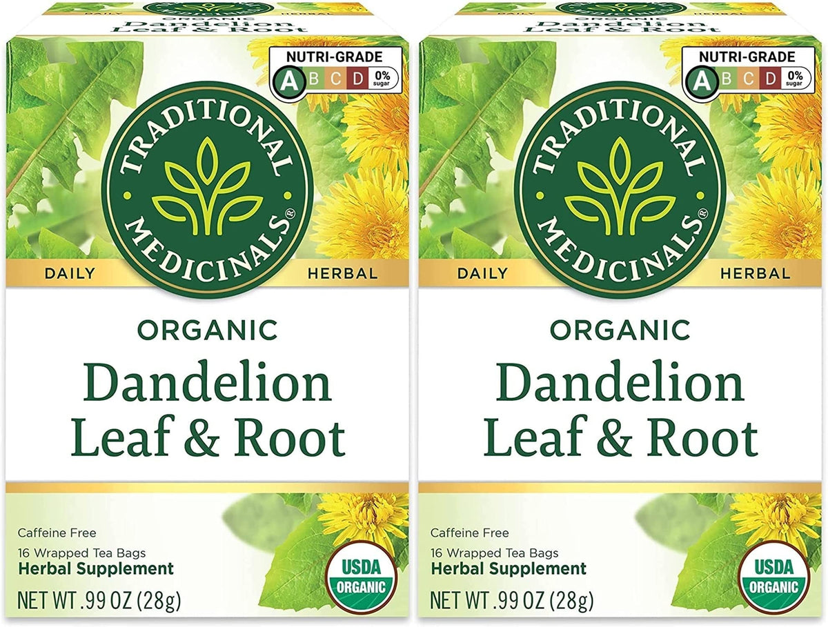 Traditional Medicinals Organic Dandelion Herbal Tea – Holiday Gift Women's Who Love Plant-Based Wellness