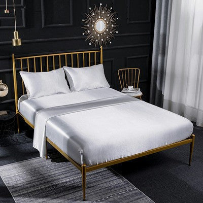 Satin Bedding Set 4 Pieces Queen King Size