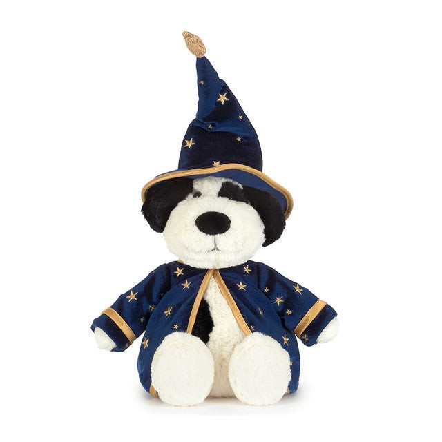 Jellycat Rufferty Puppy 'Wizard' 巫師黑白狗