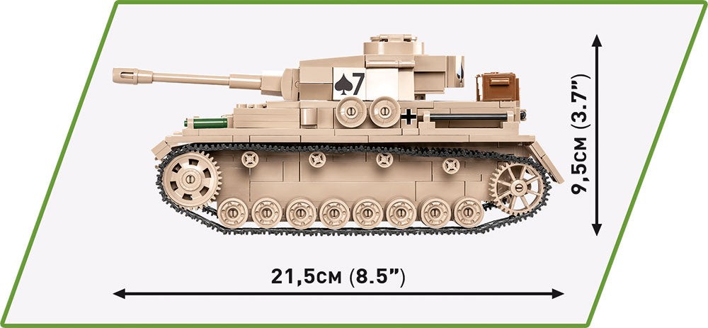 COBI 2546 Armored Car IV Ausf.g Ein Middle German Tank Construction(559PCS)