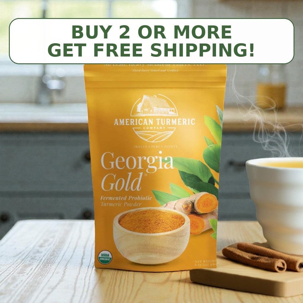 Georgia Gold Fermented Turmeric Powder – Certified Lead-Free, Enhanced Bioavailability