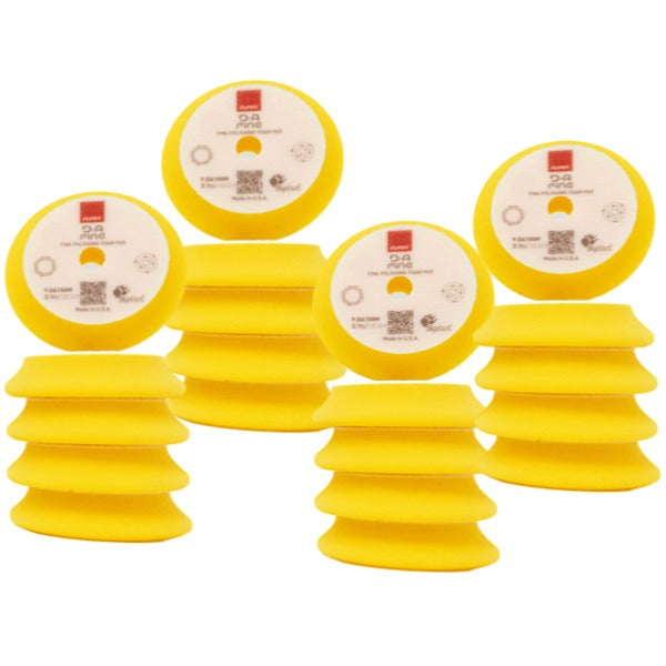 RUPES D-A Fine Yellow Foam Polishing Pad | One-Step Polishing & Finishing Foam Pad