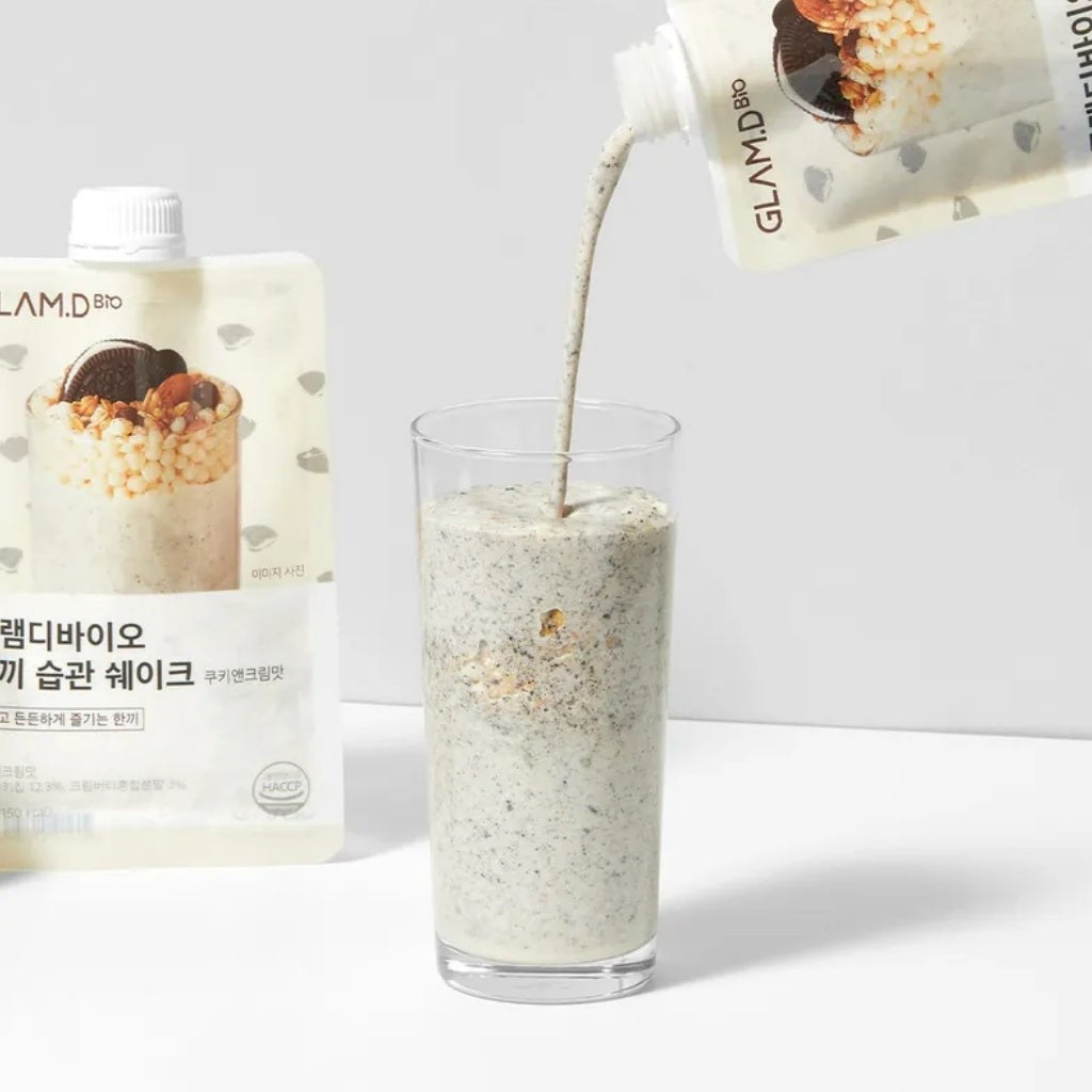 GLAM.D 魅力代餐奶昔 忌廉曲奇味 10包 LIGHT MEAL SHAKE Cookies&Cream Flavor 10ea