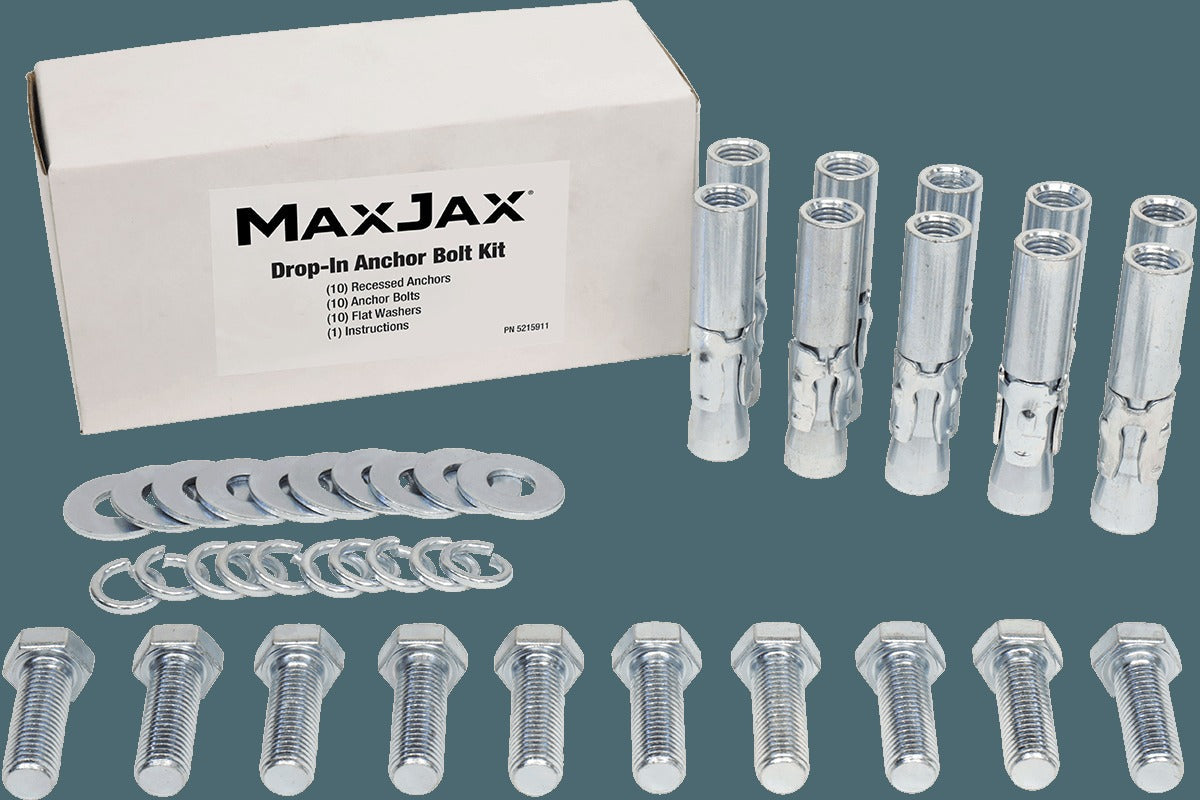 MAXJAX Anchor Bolt Kit - Standard Anchor Bolt Kit