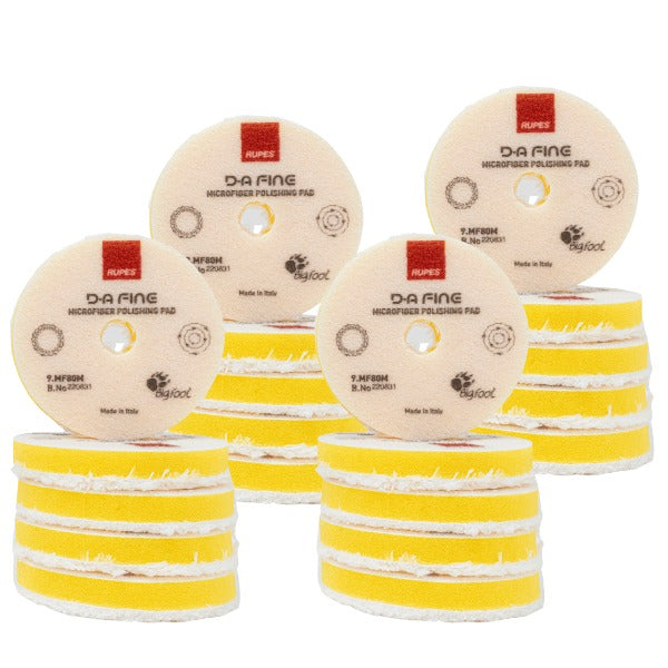 RUPES D-A Fine Polishing Microfiber Pad (Yellow)