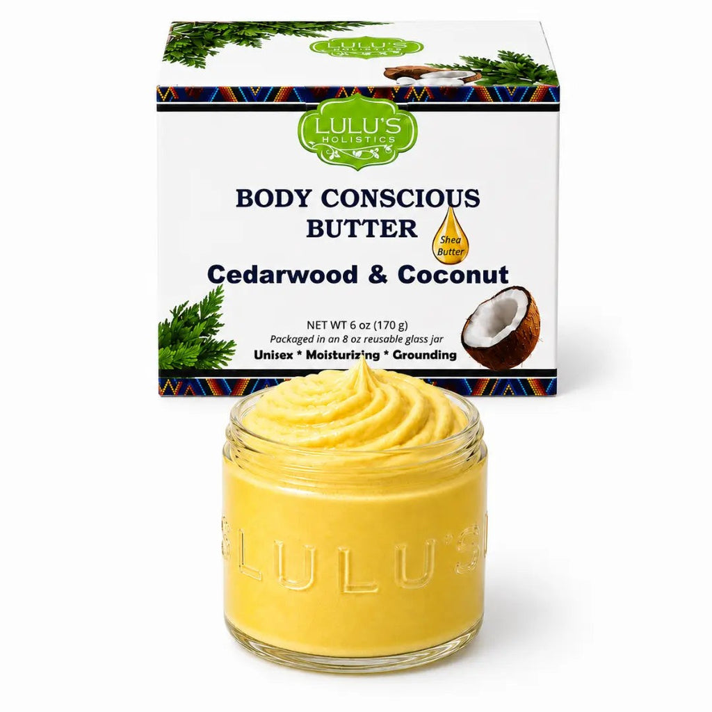 Lulu's Holistics Rosewater Whipped Body Butter – Hydrating, Skin-Softening Care