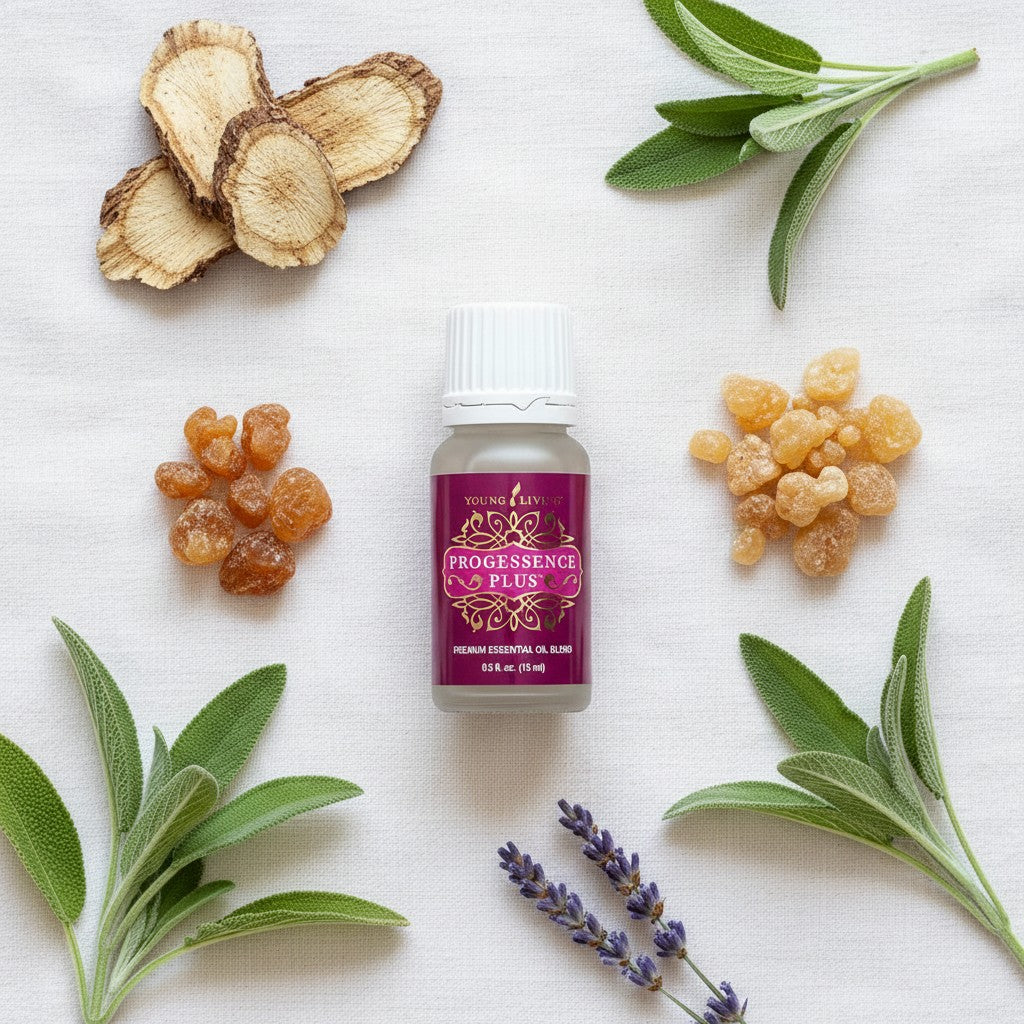 Young Living Progessence Plus Essential Oil Blend 15ml Hormonal Balance & Feminine Wellness