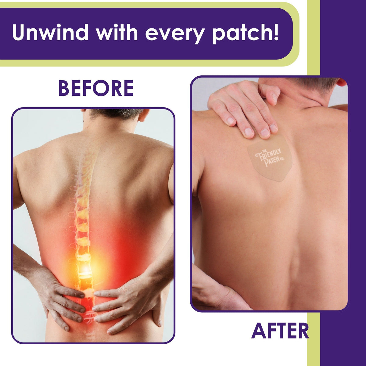 Relief Night Pain Patches: Arnica & Melatonin for Soreness & Sleep - 8 Pack