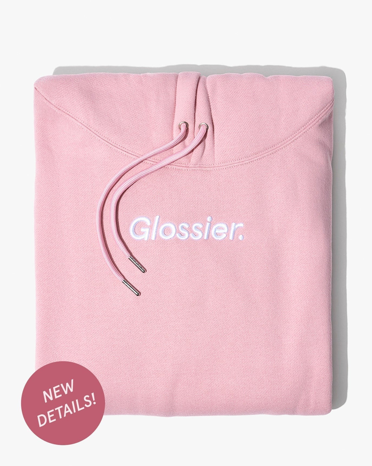 Embroidered Pink Hoodie