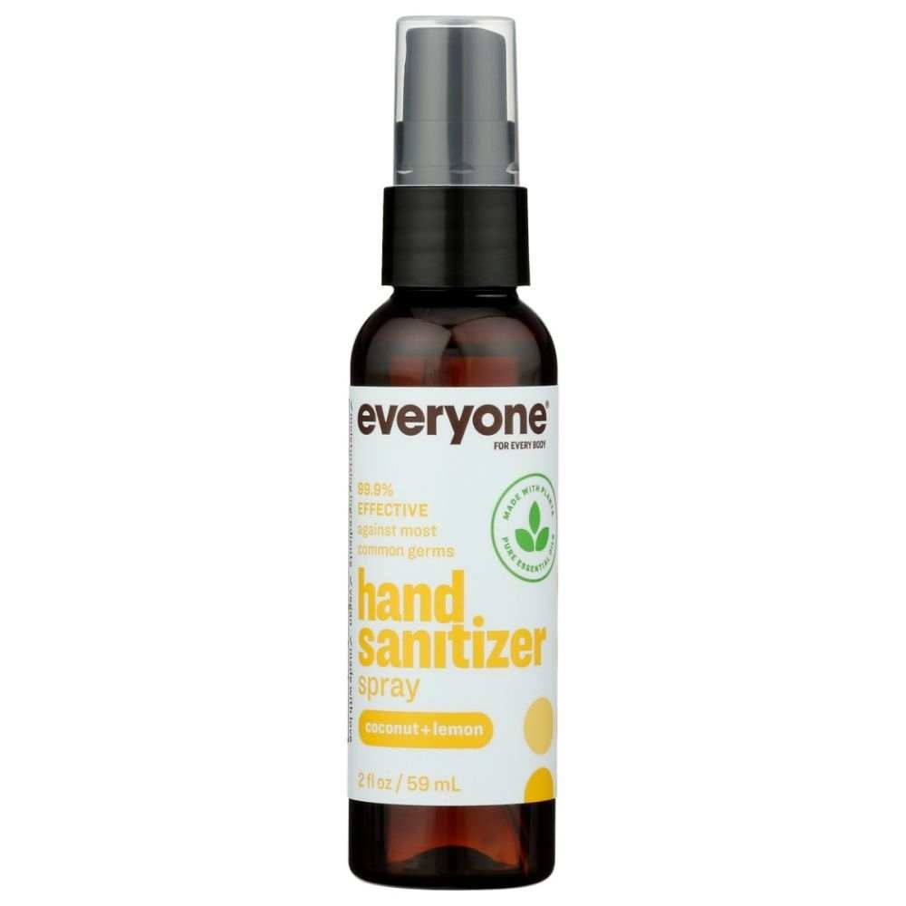 EVERYONE: Coconut Lemon Hand Sanitizer Spray, 2 oz