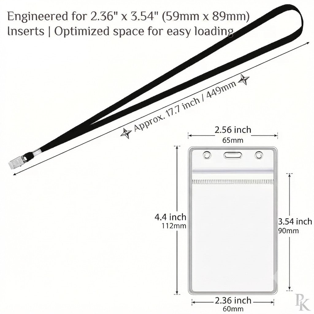 Wearable NFC Review Kit Lanyard| Includes Google Review Cards, Premium Badge Holders & Adjustable Lanyards