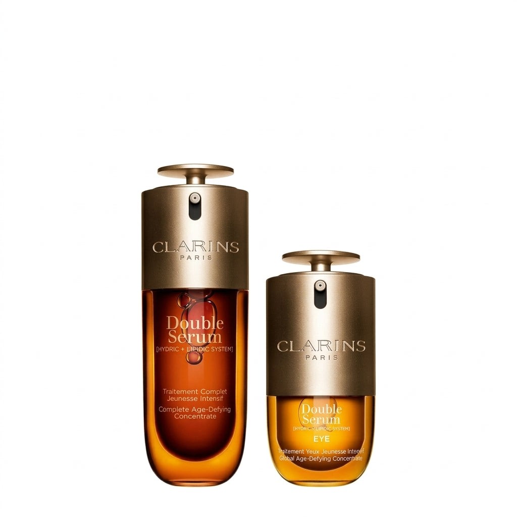 Clarins Double Serum Face & Eye Set 賦活明眸嫩肌套裝 (雙萃精華50ml+眼部精華20ml)