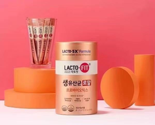 Lacto Fit皇家款5x 升級版乳酸菌 玫瑰金色 2gx120