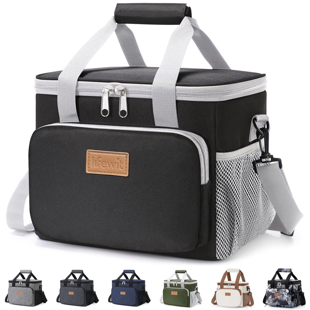 Lifewit Portion-Control Lunch Tote for Wellness Routines – 9L Insulated Bag for Fresh Salads and Snacks