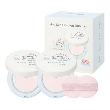 Jungsaemool Kids Mild Sun Cushion Duo Set 兒童溫和防曬氣墊套裝 18gx2ea