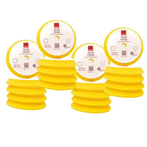 RUPES D-A Fine Yellow Foam Polishing Pad | One-Step Polishing & Finishing Foam Pad