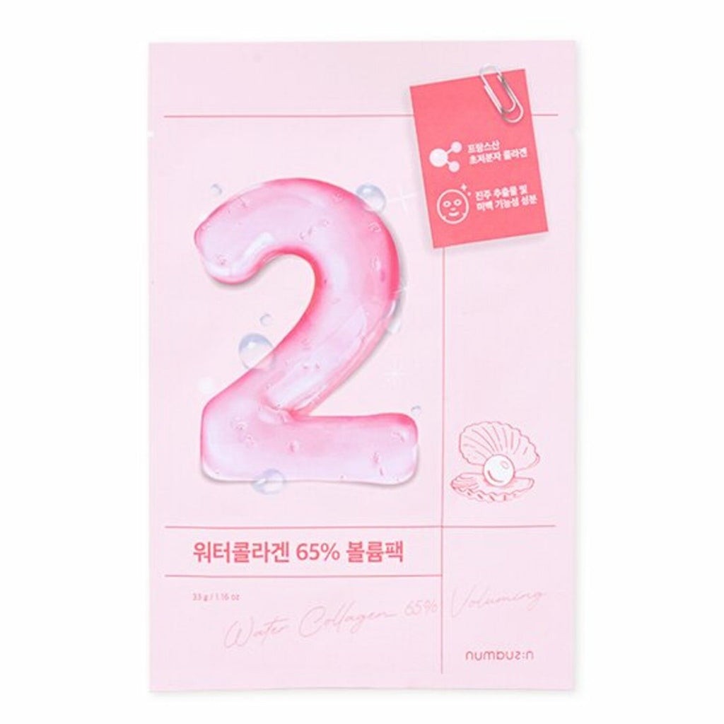 No.2 Water Collagen 65% Voluming Sheet Mask
