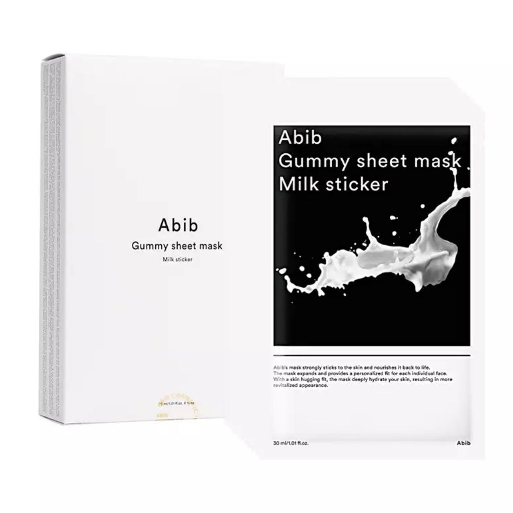 Gummy Sheet Mask Milk Sticker