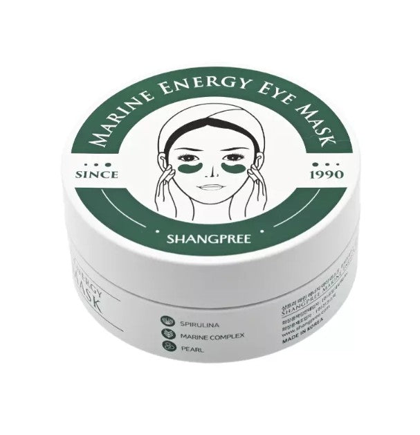 SHANGPREE Marine Energy Eye Mask 螺旋藻綠公主眼膜 60片裝