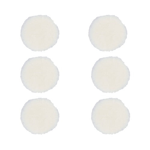 BUFF AND SHINE Natural 100% Knitted Wool Blueberry Foam Interface (Edge Bevel) Heavy Pile Cutting
