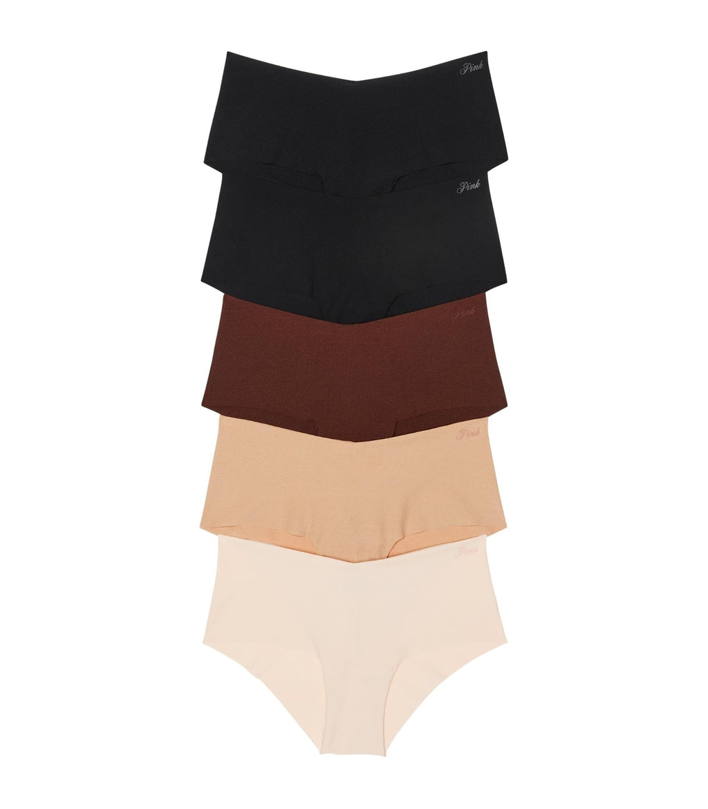 Victoria's Secret PINK Women's No Show Cheeky Underwear, Panties Women's, Halloween Pack, M